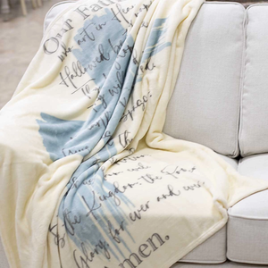 Lord's Prayer Soft Throw - 50" x 60"