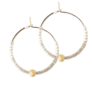 Lenny & Eva Sprinkles Earrings - Smoky Quartz
