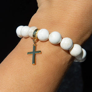 Lenny & Eva Cross Charm - Gold