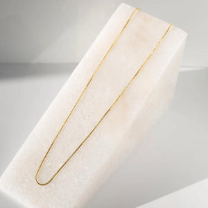 Lenny & Eva Necklace - Snake Gilded Gold Chain 19"