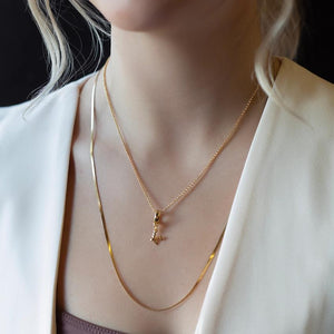 Lenny & Eva Airplane Charm - Gold