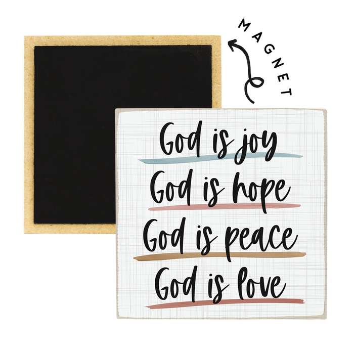 Magnet - Square "God is Joy"