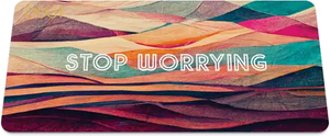 ZOX Wristband - Stop Worrying  (Mental Health Awareness Wristband) - Medium Size
