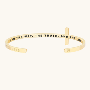 Cross Bracelet - I Am The Way, The Truth, And The Light (John 14:6)