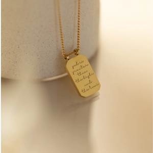 Necklace - MantraBand Note To Self "God Is Greater Than The Highs and Lows"