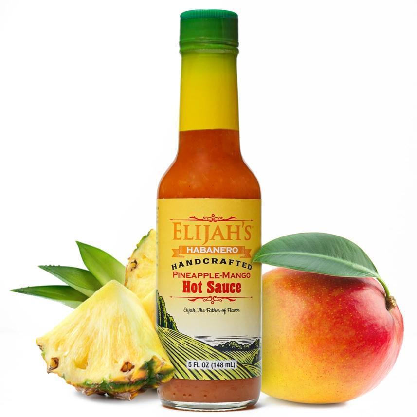 Pineapple-Mango Habanero Hot Sauce 5fl oz Bottles Pineapple-Mango-Case