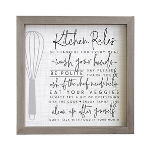 Kitchen Rules - Rustic Frame