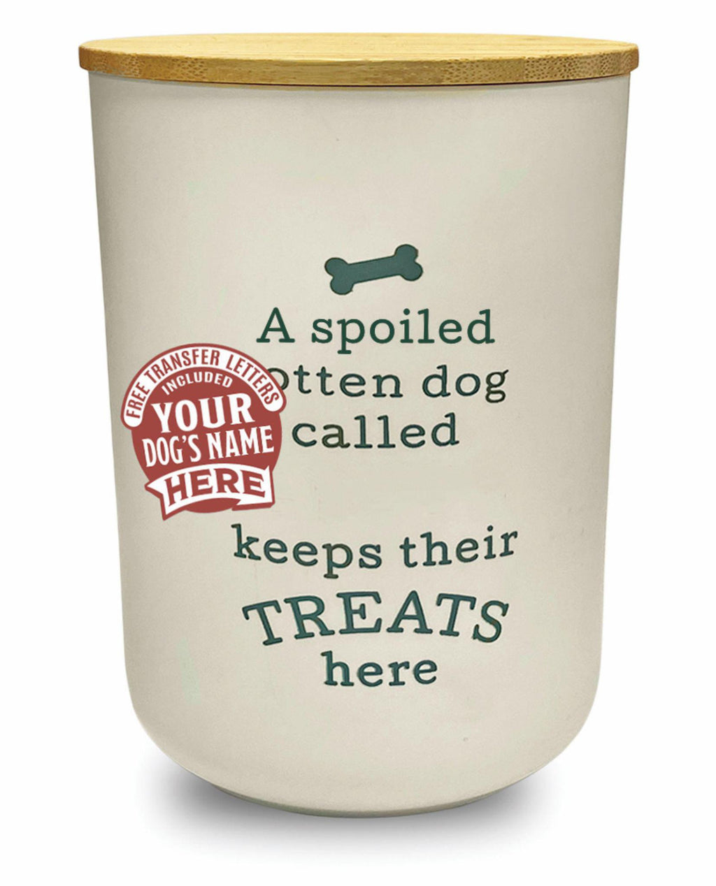 Dog Treat Jar - Blank to Personalize