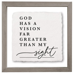 God Has Vision Sight - Floating Art Square