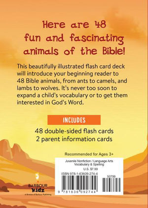 Bible Animals Flash Cards