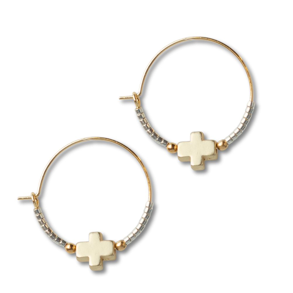 Lenny & Eva Faithful Earrings - Silver