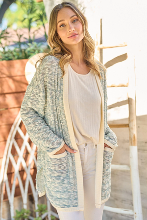 Heidi Knit Cardigan - Teal