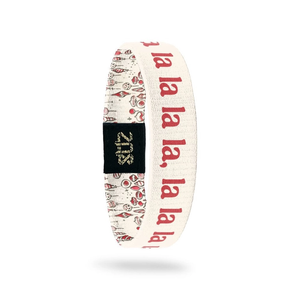 Zox Wristband - Fa La La La La Christmas - Medium