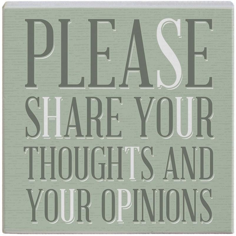 Please Share Thoughts - Small Talk Square