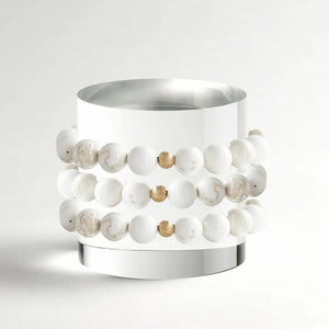 Lenny & Eva Gemstone Bracelet - Howlite