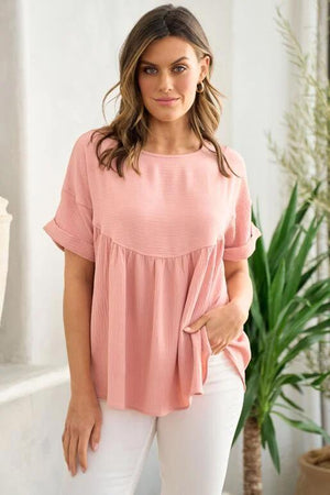 Dixie Woven Bodice - Dusty Pink