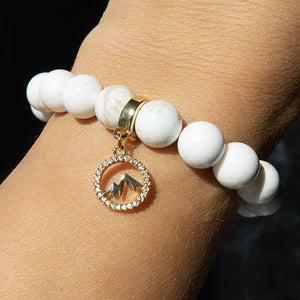Lenny & Eva Mountain CZ Charm