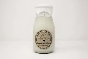 Milk Bottle Candle - Day at the Beach