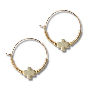 Lenny & Eva Faithful Earrings - Gold