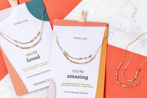 Morse Code Necklace - You're Amazing