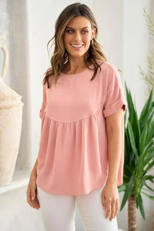 Dixie Woven Bodice - Dusty Pink