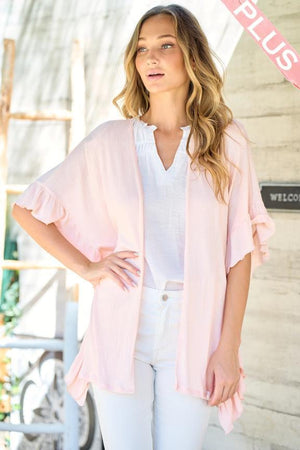 Terri Soft Feel Cardigan - Blush