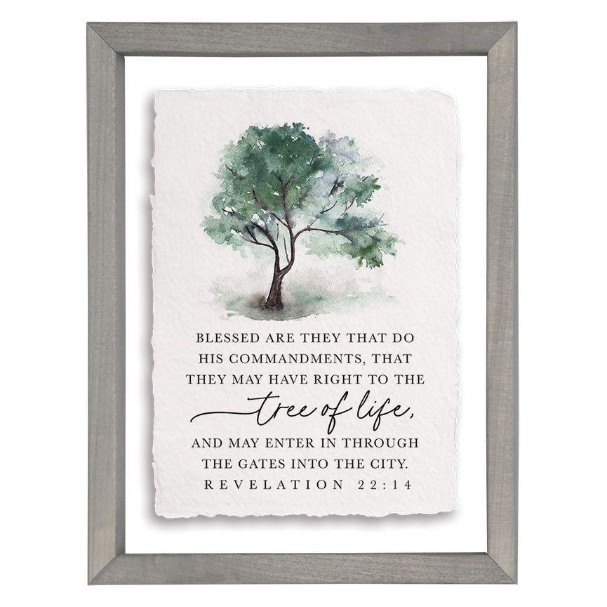 Tree of Life - Floating Wall Art Rectangle