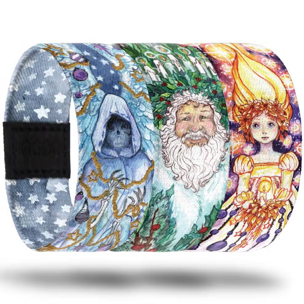 ZOX Wristband - Christmas Ghosts 3-Pack Holiday Winter ZOX Wristband - Christmas Ghosts 3-Pack Holiday Winter