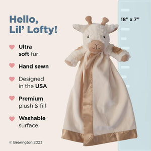 Lovey Blanket - Lil' Lofty Giraffe Lovey