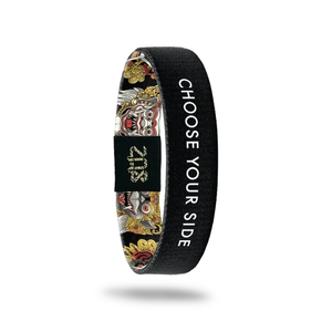 ZOX Wristband - Choose Your Side - Uplifting/Motivational - Medium Size