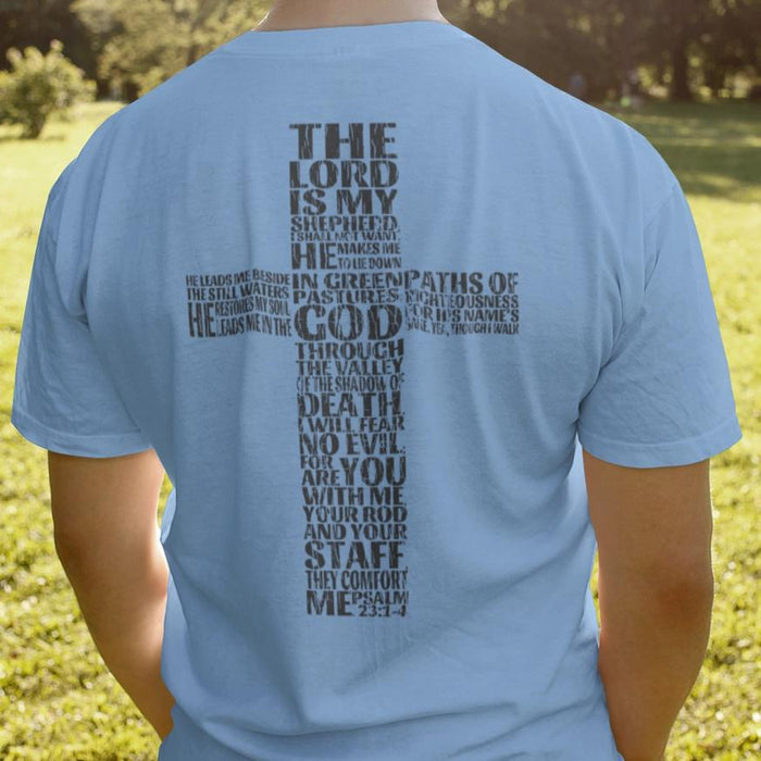NLHD - "Good Shepherd" Short Sleeve Christian Graphic MOG Tee