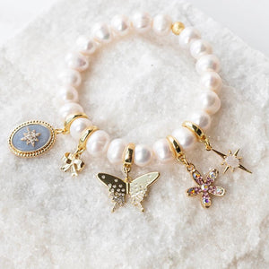 Lenny & Eva Butterfly CZ Charm