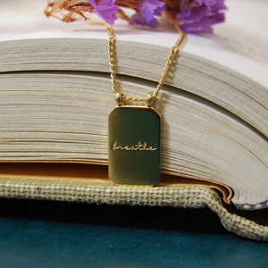 Necklace - MantraBand Note To Self "Breathe"