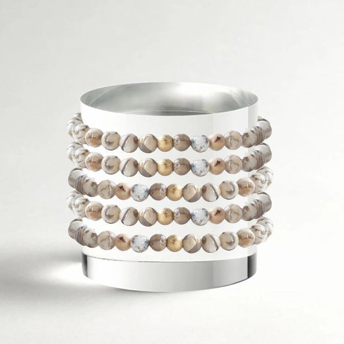 Lenny & Eva Gemstone Bracelet - Feldspar