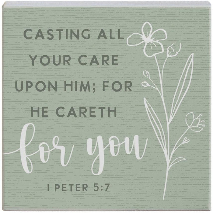 Casting All Cares - Small Talk Square