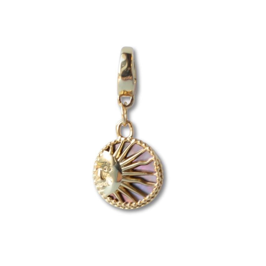 Lenny & Eva Sun & Moon Charm - Mother of Pearl