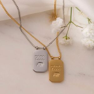 Necklace - MantraBand Note To Self "Mama Bear"