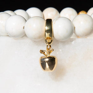 Lenny & Eva Apple Charm - Gold
