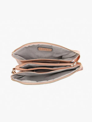 Izzy Textured Crossbody w/Guitar Strap
