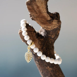 Lenny & Eva Monstera Leaf Charm - CZ