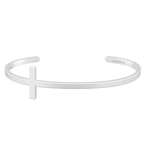 MantraBand Cross Bracelet - She is Clothed With Strength And Dignity