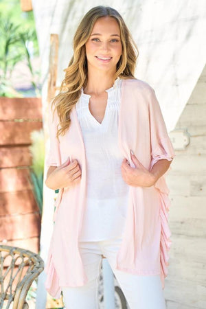 Terri Soft Feel Cardigan - Blush