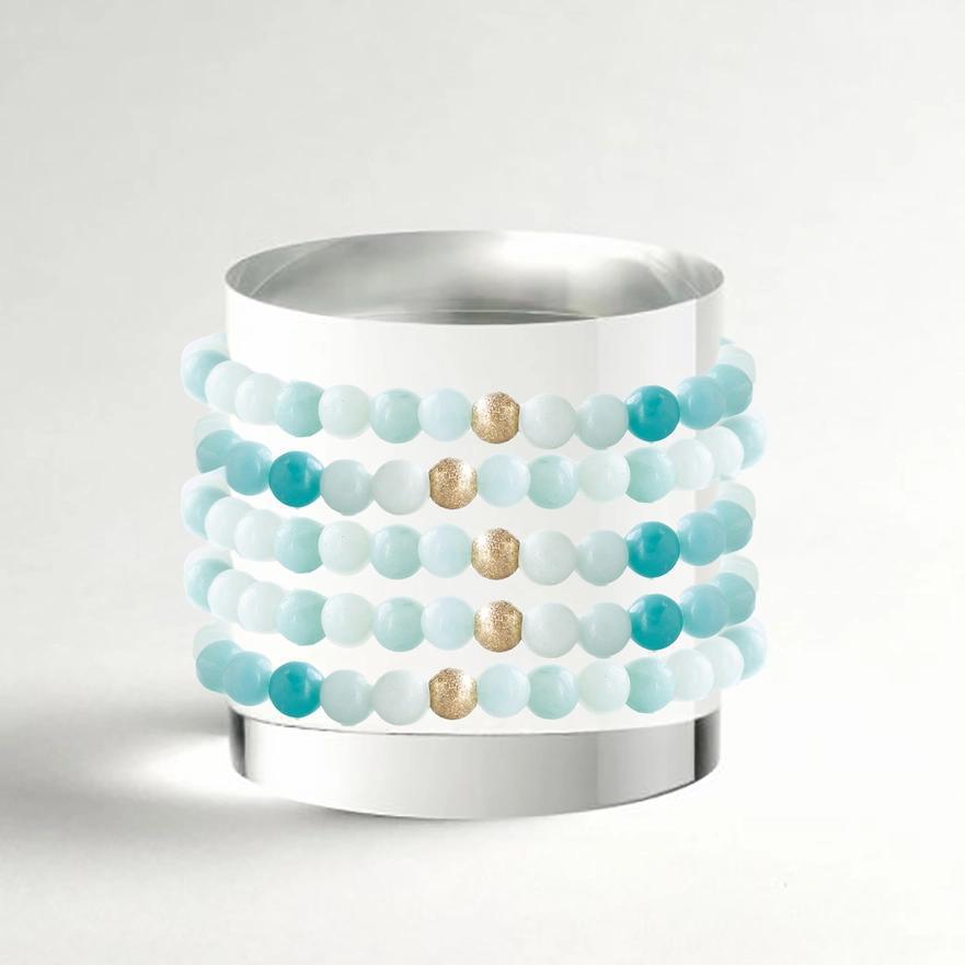 Lenny & Eva Gemstone Bracelet - Amazonite