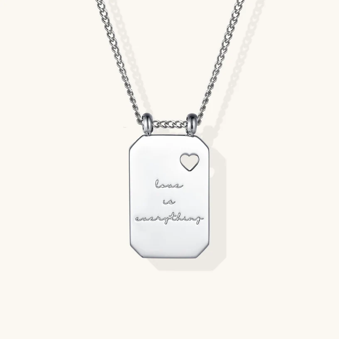 Necklace - MantraBand Note To Self "Love Is Everything"