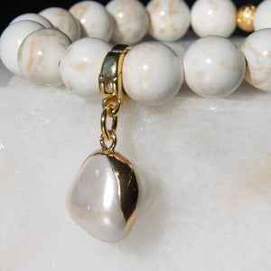 Lenny & Eva Large Pearl Charm