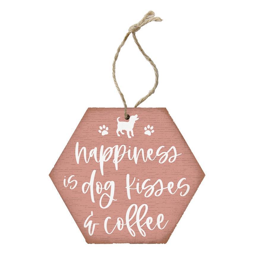 Christmas Ornament - Dog Kisses Coffee