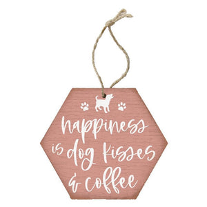 Christmas Ornament - Dog Kisses Coffee