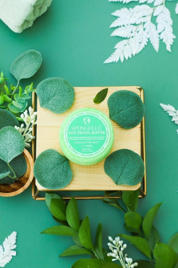 Spongelle Eco Travel Buffer - Eucalyptus Mint