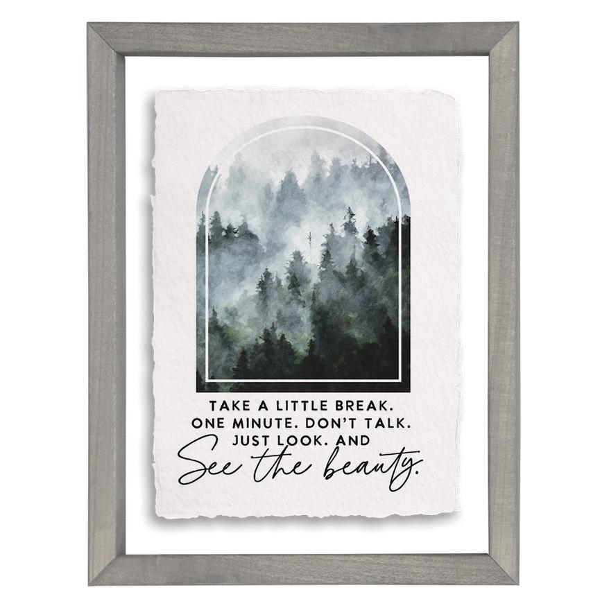 See The Beauty Forest - Floating Wall Art Rectangle