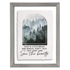 See The Beauty Forest - Floating Wall Art Rectangle